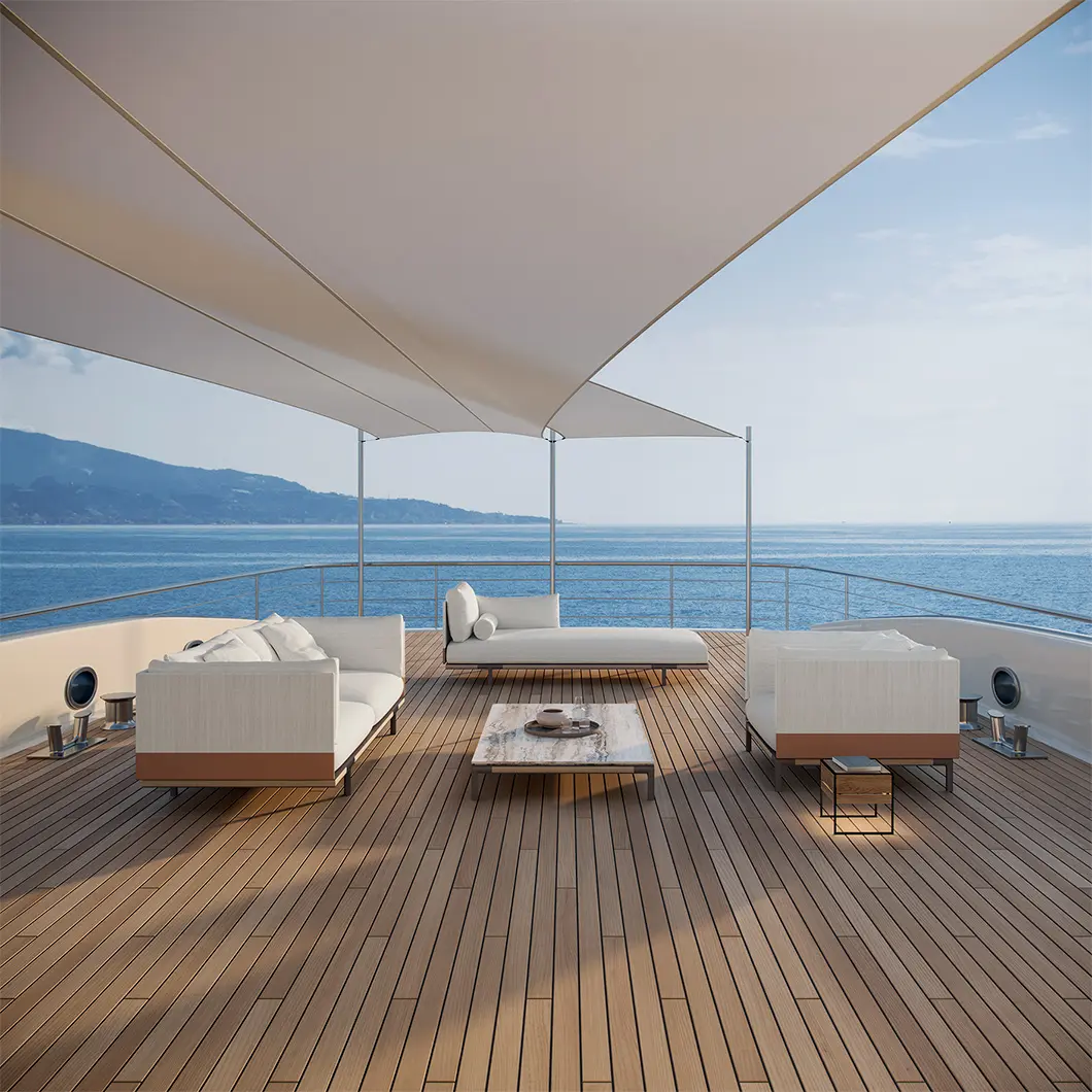 Molteni&C 户外系列 Landmark Collection 的 Palinfrasca 沙发