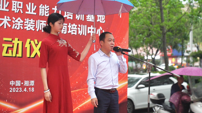 巴德士艺术涂装师湖南培训中心第一期培训课堂
