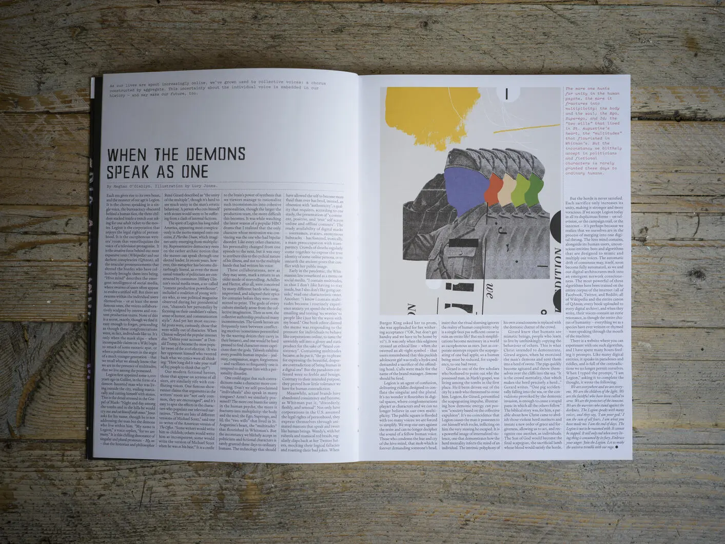 Paula Scher 封面作品的细节或相关插画
