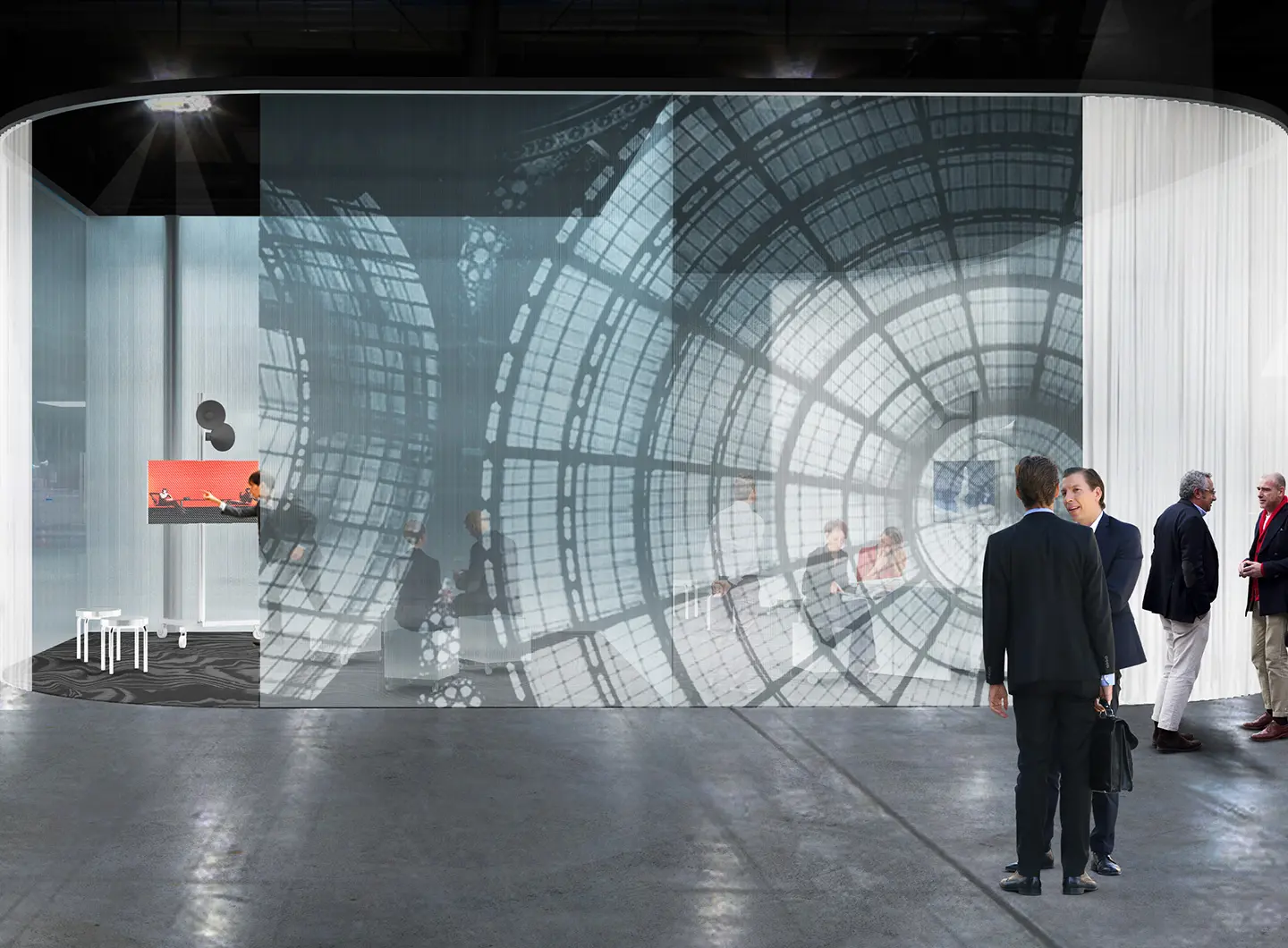 Rem Koolhaas 讲座 Current Preoccupations 现场或总规划鸟瞰图